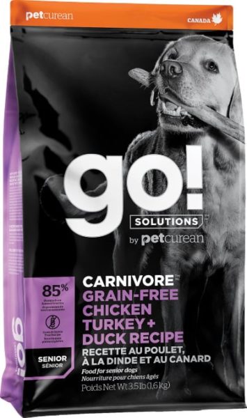 Go! Solutions Carnivore Grain-Free Senior Recipe Dog Food