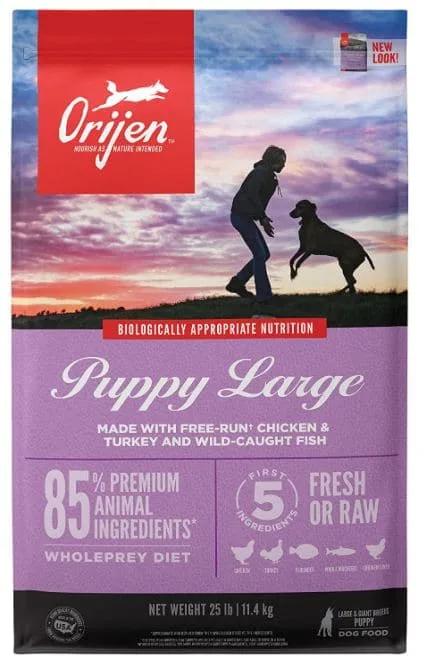 Orijen Puppy Large Dry Food Recipe (great dane puppy diet)
