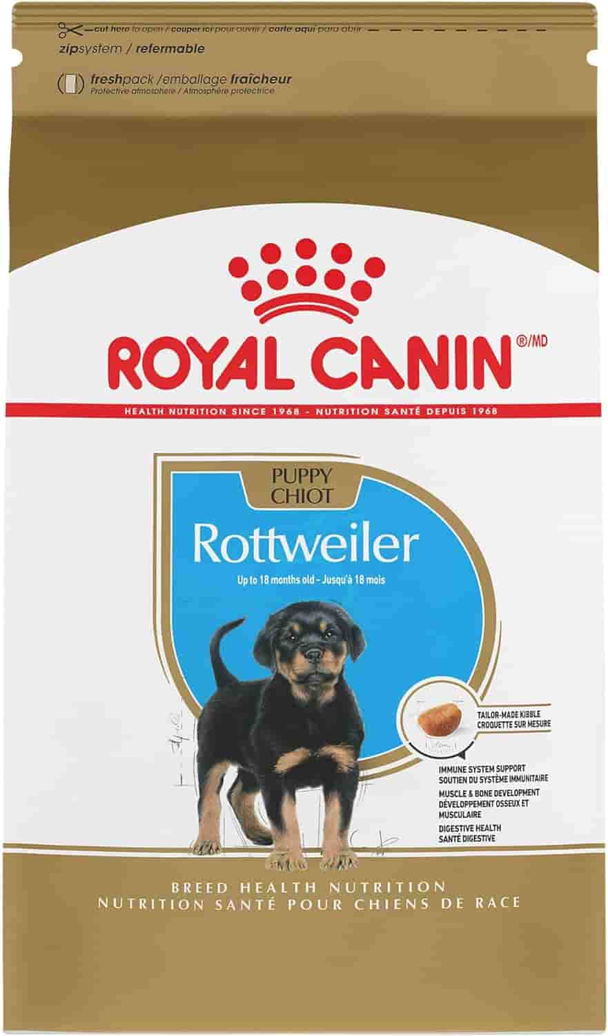 Royal Canin Breed Health Nutrition Rottweiler Puppy Dry Dog Food -min